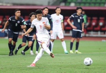 欧冠高清入口-【世预赛】武磊双响阿兰首秀5分钟2球 关岛0比7中国